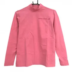 【新品】ゾーイ 長袖ハイネックシャツ ピンク コットン混 レディース 38(M) ゴルフウェア ZOY