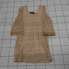 ◇ ⊂ ワンピース アドベンチャーランゲージ adventure language レースワンピース ベージュ系 レディース E  【1510240008791】