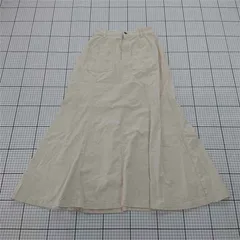 ◇ Θ ナノ・ユニバース nano・universe コットン混マーメイドスカート ベージュ系 レディース F E  【1510240009064】