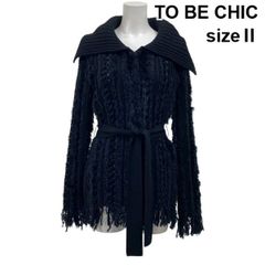 美フリル◎ TO BE CHIC フリルカーディガン 黒 Ⅰ N3585 - メルカリ