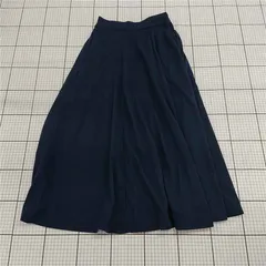◇ Θ 未使用 ココモモ COCOMOMO フレアロングスカート ネイビー系 Mサイズ レディース E  【1510240010282】