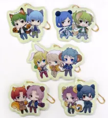 【中古】キーホルダー・マスコット(キャラクター) [単品] 集合(けも耳Ver.) やわらかビニールチャーム5種セット 「PS Vitaソフト 金色のコルダ2 ff アニメイト限定セット」 同梱特典