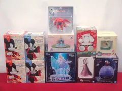 【未開封品】ディズニー アナと雪の女王 ミッキーマウス ベイマックス くまのプーさん リロ&スティッチ フィギュア スノードーム ライト まとめ 11点セット 314