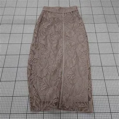 ◇ ⊂ グレイル GRL NH49 レースタイトスカート ベージュ系 Mサイズ レディース E  【1510240014068】