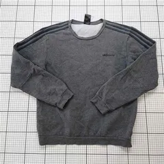 ◇ Θ アディダス adidas クルーネック スウェット トレーナー グレー系 メンズ M E  【1510240012996】
