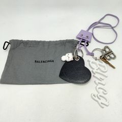 ✨️BALENCIAGA✨️バレンシアガ Le City ハートチャーム キーリング