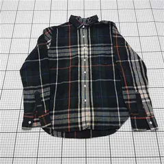 ◇ ⊇ ジャーナルスタンダード JOURNAL STANDARD チェック柄コットンシャツ メンズ ネイビー系 E  【1510290003142】