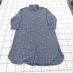 ◇ ⊇ ワンピース コンティニュエ ドゥ ナイスクラップ ロングシャツワンピース Fサイズ ネイビー系 レディース E  【1510290005757】