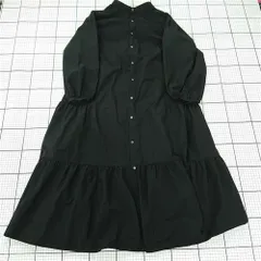 ◇ Θ ワンピース ロペピクニック ROPÉ PICNIC ティアードワンピース ブラック系 38 レディース E  【1510290004903】