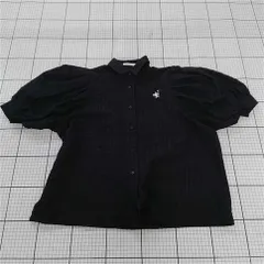 ◇ ⊂ クラシカルエルフ Classical Elf パフスリーブシャツ ブラック系 S レディース E  【1510290006228】