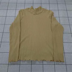 ◇ ⊇ レイビームス Ray BEAMS フリルネックリブカットソー イエロー系 レディース E  【1510290006884】