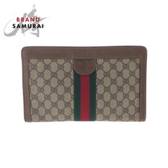 GUCCI グッチ ヴィンテージ シェリーライン ブラウン ベージュ GG
