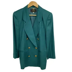 Leilian(レリアン) ジャケット サイズ7 S レディース - グリーン 長袖/ダブル/秋/冬