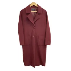 EMODA(エモダ) コート サイズF レディース美品  ボルドー 冬物