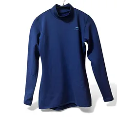 【美品】TIGORAティゴラ ハイネック 長袖 トップス スポーツ ネイビー ロゴ L