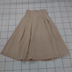 ◇ Θ トッコクローゼット tocco closet 186-178414 ベージュ系フレアスカート M レディース E  【1510290013608】