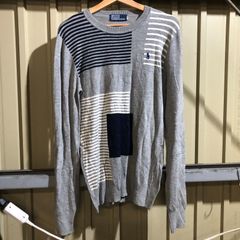 1069 LACOSTE セーター レッド size 34 XS ラコステ ニット ケーブル