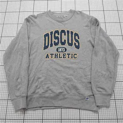 ◇ Θ ディスカスアスレチック DISCUS ATHLETIC クルーネックスウェット グレー系 メンズ M E  【1511110050049】