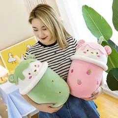 抱き枕 ぬいぐるみ ミルクティー ティーカップ 癒す 可愛い もちもち ふわふわ ソフト 柔らかい 肌触り良い 優しい感触でリラックス Mjpy782