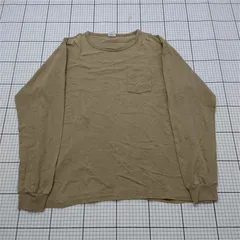 ◇ Θ Champion チャンピオン シンプル 長袖 Tシャツ カットソー サイズL ベージュ系 レディース E  【1511120014918】