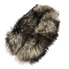 【極美品】OSFUR リアルファー ティペット マフラー ストール 茶 黒 毛皮 成人式 卒業式