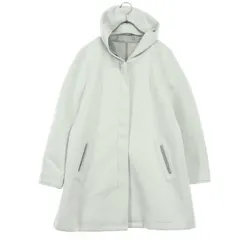 未使用 iseear アイシーア 長袖 ジップパーカー M オフホワイト レディース 古着