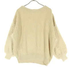 GLOBAL WORK グローバルワーク 長袖 ニット S ブラウン レディース 古着