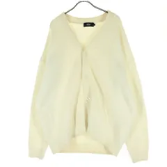 AZUL by moussy アズールバイマウジー 長袖 ニットカーディガン F ホワイト レディース 古着