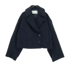 MARMARMAR マーマーマー 長袖 ピーコート ブラック ショート丈 レディース 古着