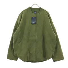 未使用 GAP ギャップ 長袖 キルティングジャケット M カーキ レディース 古着