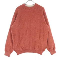 coen コーエン 長袖 トレーナー S レッド スウェット メンズ 古着