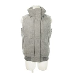 セオリーリュクス theory luxe ダウンベスト スタンドカラー ジップ