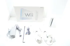 【送料無料】 任天堂 Nintendo Wii 本体 RVL-001（JPN） ホワイト　現状品　⑤