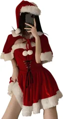  サンタ コスプレ レディース 可愛い サンタコス 衣装 4点セット クリスマス 女性用 仮装 大きいサイズ コスチューム セクシー サン