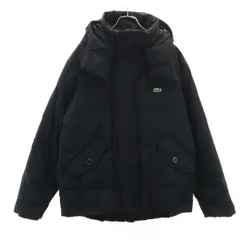 LACOSTE ラコステ ダウンジャケット 52/5 ブラック メンズ 古着