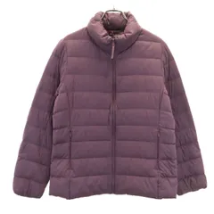 UNIQLO ユニクロ ウルトラライトダウンジャケット L パープル系 収納袋付き レディース 古着
