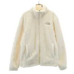 美品 THE NORTH FACE ザノースフェイス フリースジャケット M クリーム系 アウトドア NJ4FP57K メンズ 古着