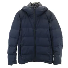 UNIQLO ユニクロ シームレス ダウンジャケット S ネイビー メンズ 古着