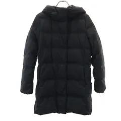 UNIQLO ユニクロ シームレス ダウンコート S ブラック レディース 古着