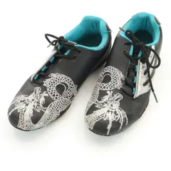 DRAGON BEARD ドラゴンベアード 蛟 水神様 スニーカー 24.5 ブラック レディース 古着