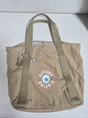 キプリング ベージュ トートバッグ