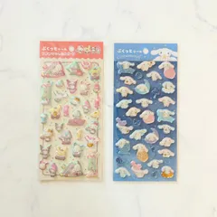 新品 サンリオ ぷくっとシール サンリオキャラクターズ  シナモロール 立体シール コレクション コレクター シール交換 シール帳 セリア ダイソー キャンドゥ