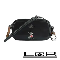 コーチ ■新同■コラボ■ ショルダー バッグ ミッキーマウス ディズニー レザー ブラック 1673 箱 【419829】3