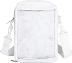HARGIO ハルジオ 痛バッグ ショルダー 小さめ ミニ 痛バック かわいい (ホワイト,  Free Size)