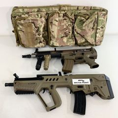 【ケース付き】東京マルイ 電動ガン2丁セット スカーL CQC BOYs 電動ガンボーイズHG TAVOR TAR-21 次世代電動ガン アサルトライフル