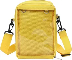 HARGIO(ハルジオ) 痛バッグ ショルダー 小さめ ミニ 痛バック かわいい (イエロー,  Free Size)