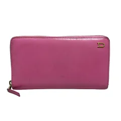 美品✨️DELVAUX マダムウォレット 二つ折り財布 仏製 ピンク レザー