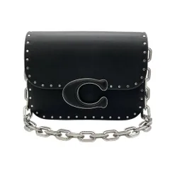コーチ COACH アイドル バッグ ショルダーバッグ 2WAY レザー CU037 ブラック【中古】