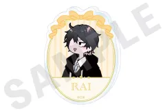 【中古】バッジ・ビンズ 二神雷 アクリルバッジ 「恋せよまやかし天使ども」