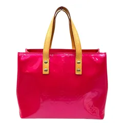 ★ ルイヴィトン LOUIS VUITTON ハンドバッグ リードPM モノグラムヴェルニ M9132F エナメル ピンク レディース